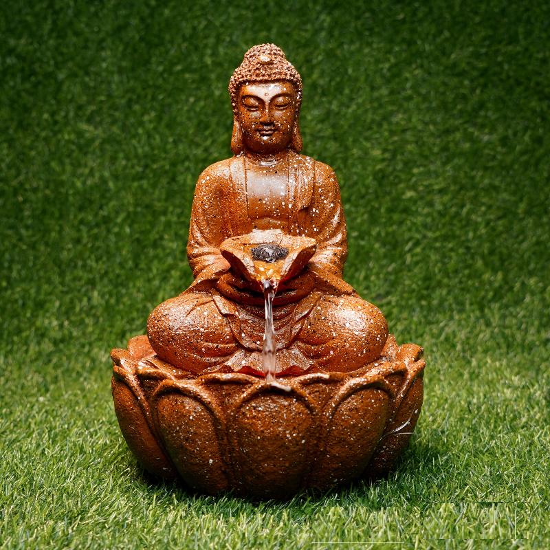 Lotus Buddha Water Fountain for Home