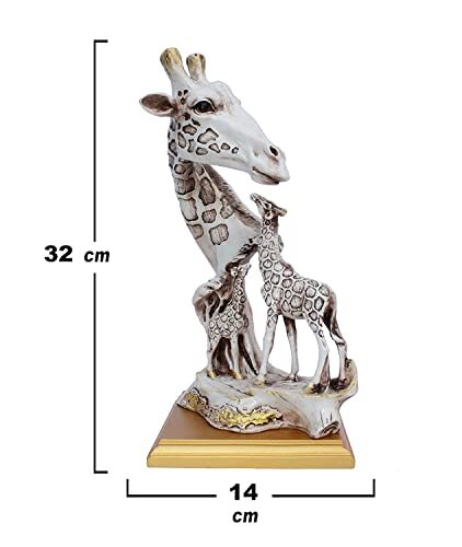 Giraffe Family Sculpture Showpiece & Luxury Decor