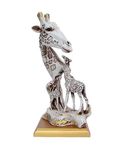 Giraffe Family Sculpture Showpiece & Luxury Decor