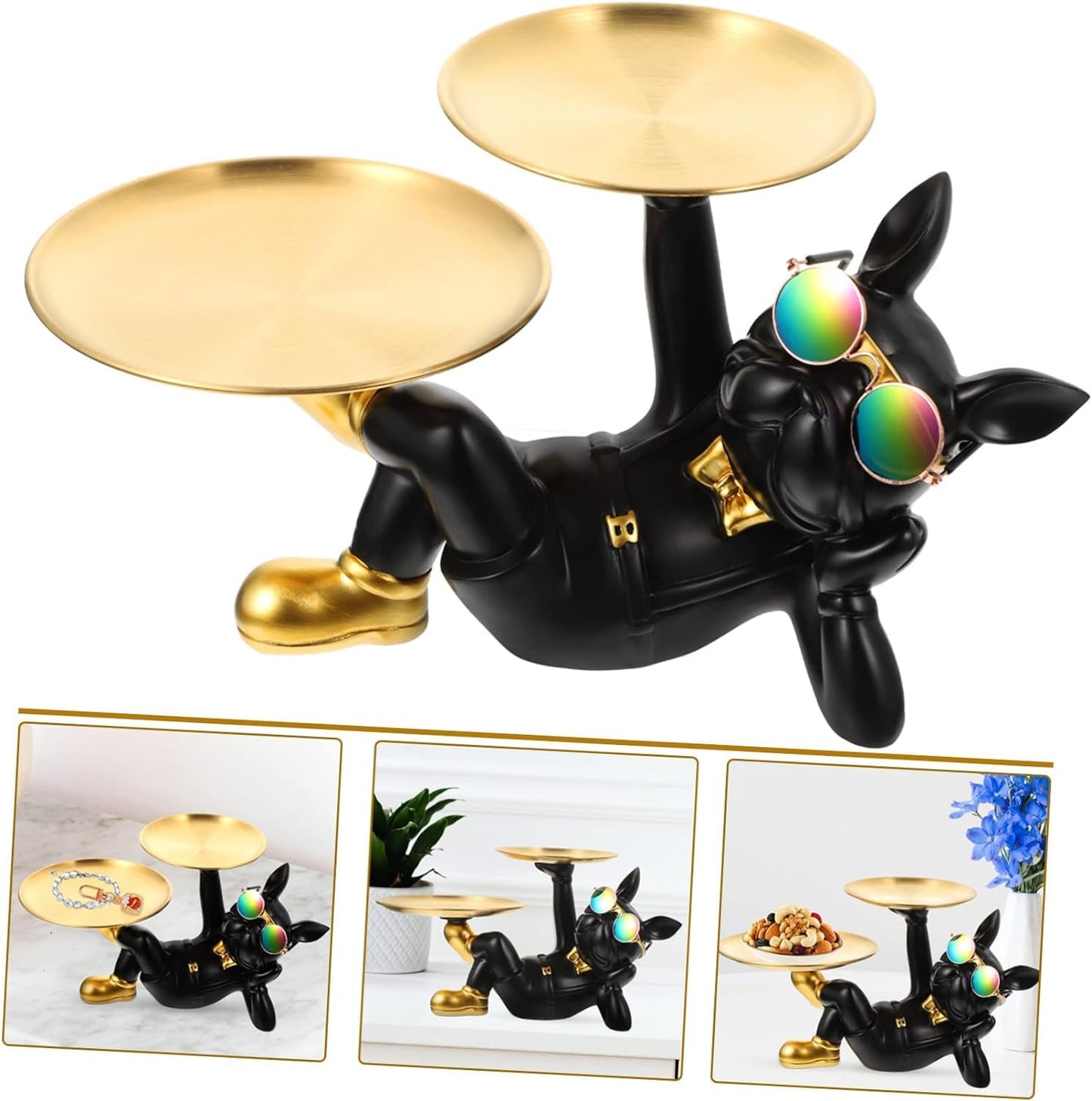 Snoopy Dog Ornaments Snack Storage Holding Tray