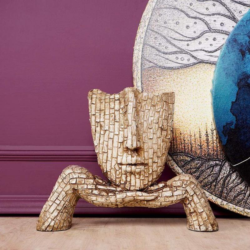 Human Face Statues Handcrafted Sculpture for Home Decor