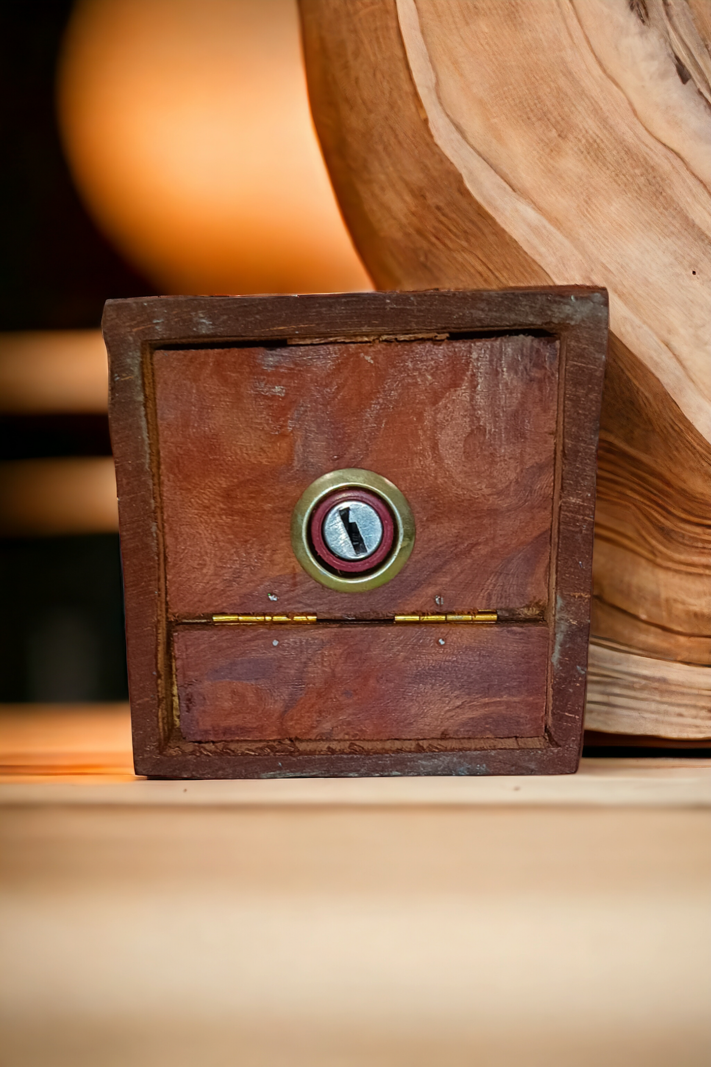 Carving Wooden Money Bank