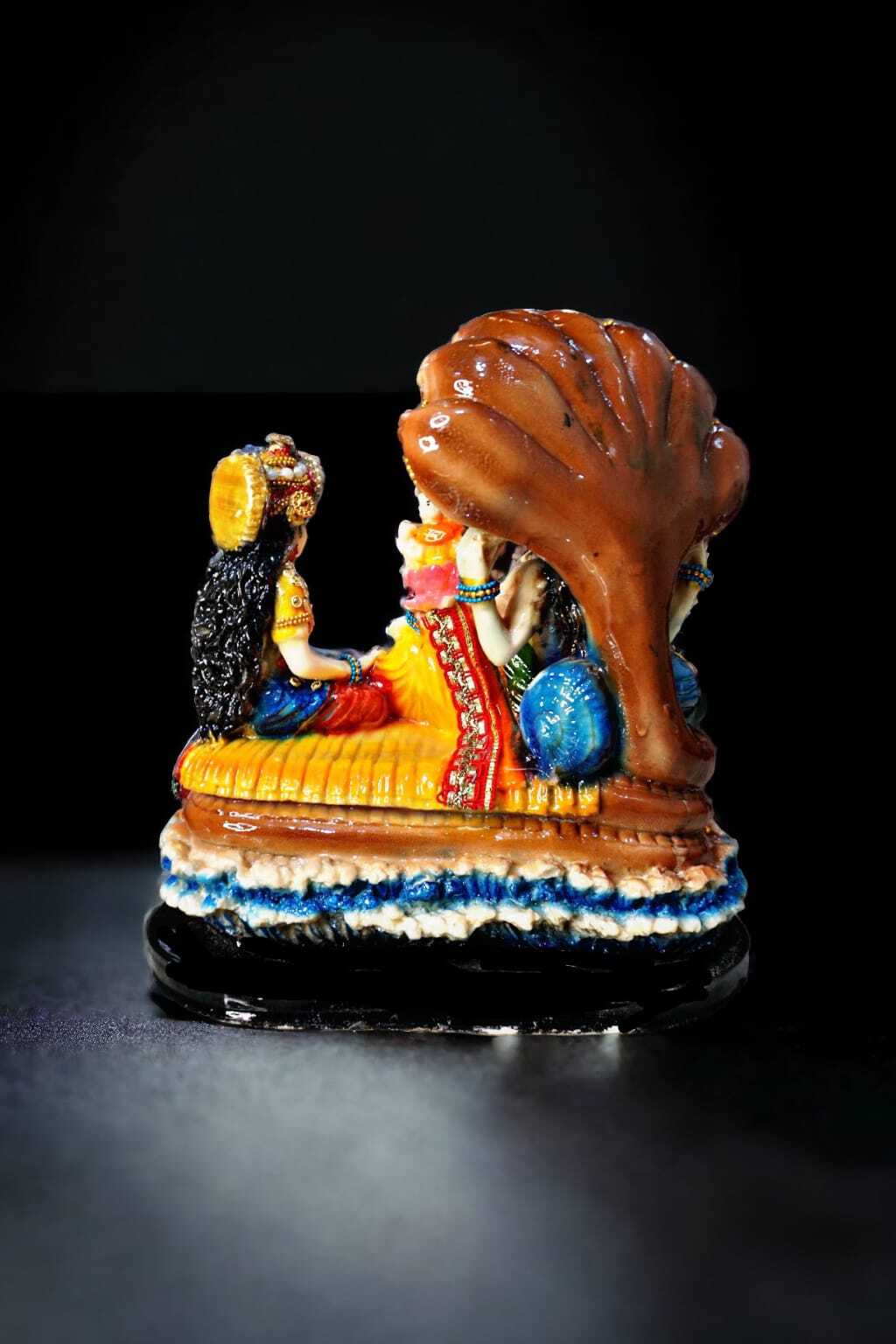 Lord Vishnu with Laxmi in Ksheer Sagar