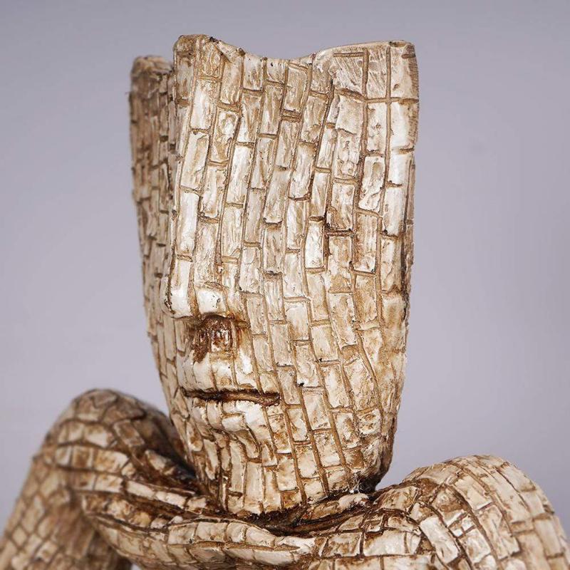 Human Face Statues Handcrafted Sculpture for Home Decor