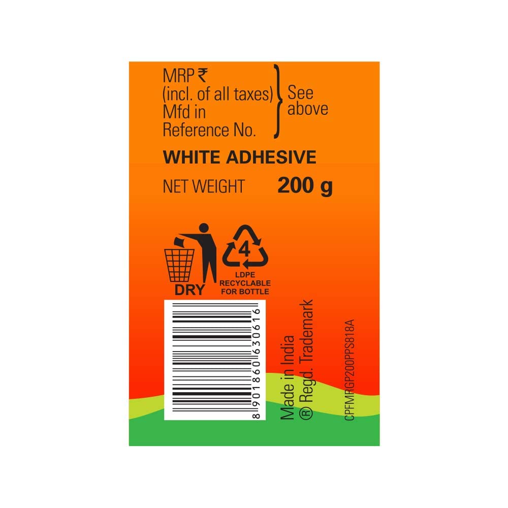 Pidilite Fevicol 200 Gram Craft Glue Ultimate Adhesive for Student’s Project Work & Serious Crafters (FMR803120100000)