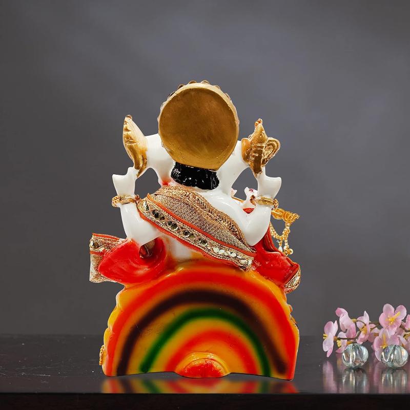 Ganesh ji with Singhasan Idol