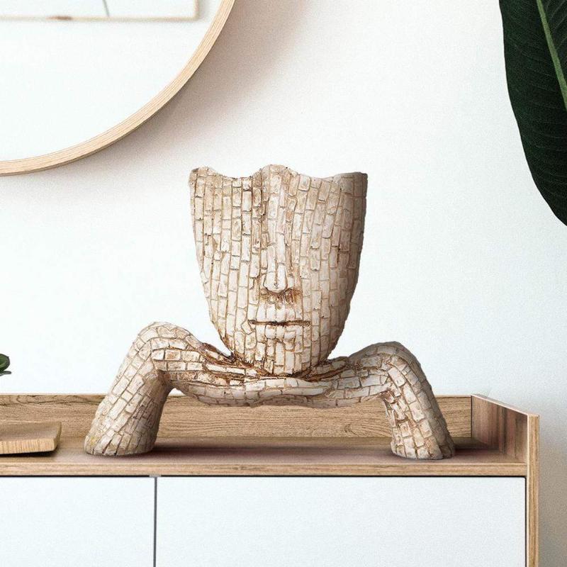 Human Face Statues Handcrafted Sculpture for Home Decor