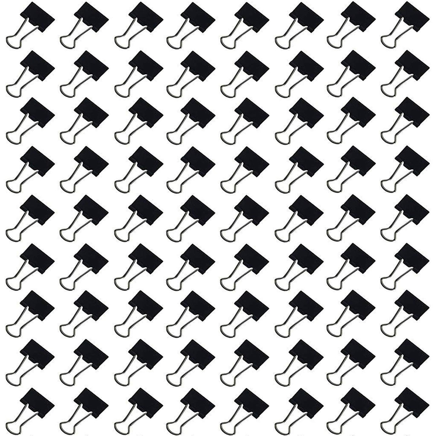 Bambalio Binder Clips 25mm Black Set of 3 Dozen (36 Pieces)