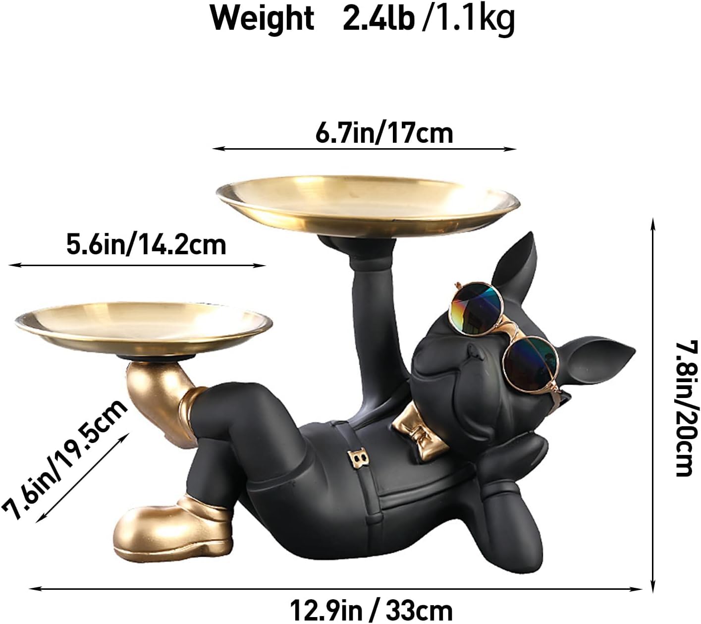 Snoopy Dog Ornaments Snack Storage Holding Tray