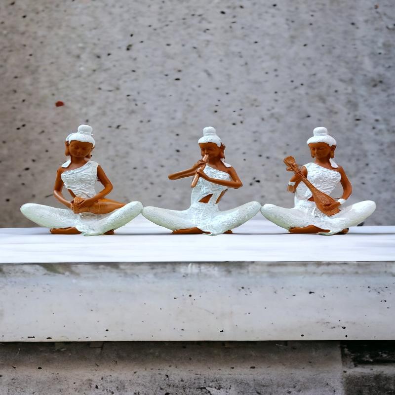 Buddha Statue for Home Decor | Set of 3