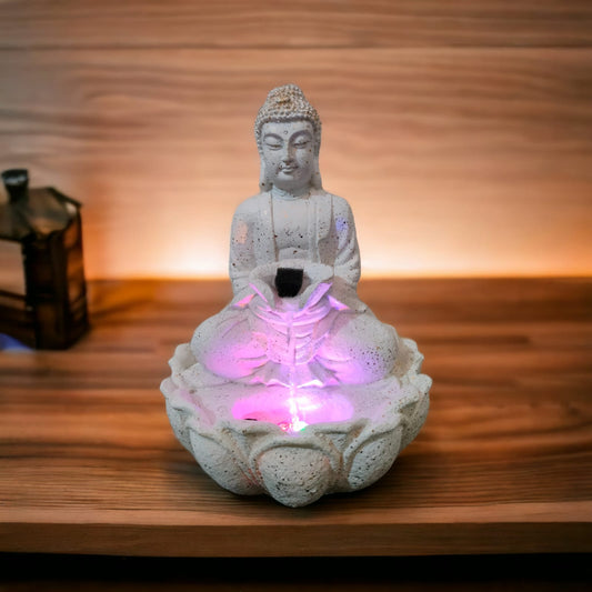 Lotus Buddha Water Fountain for Home