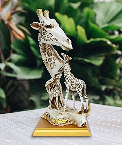 Giraffe Family Sculpture Showpiece & Luxury Decor