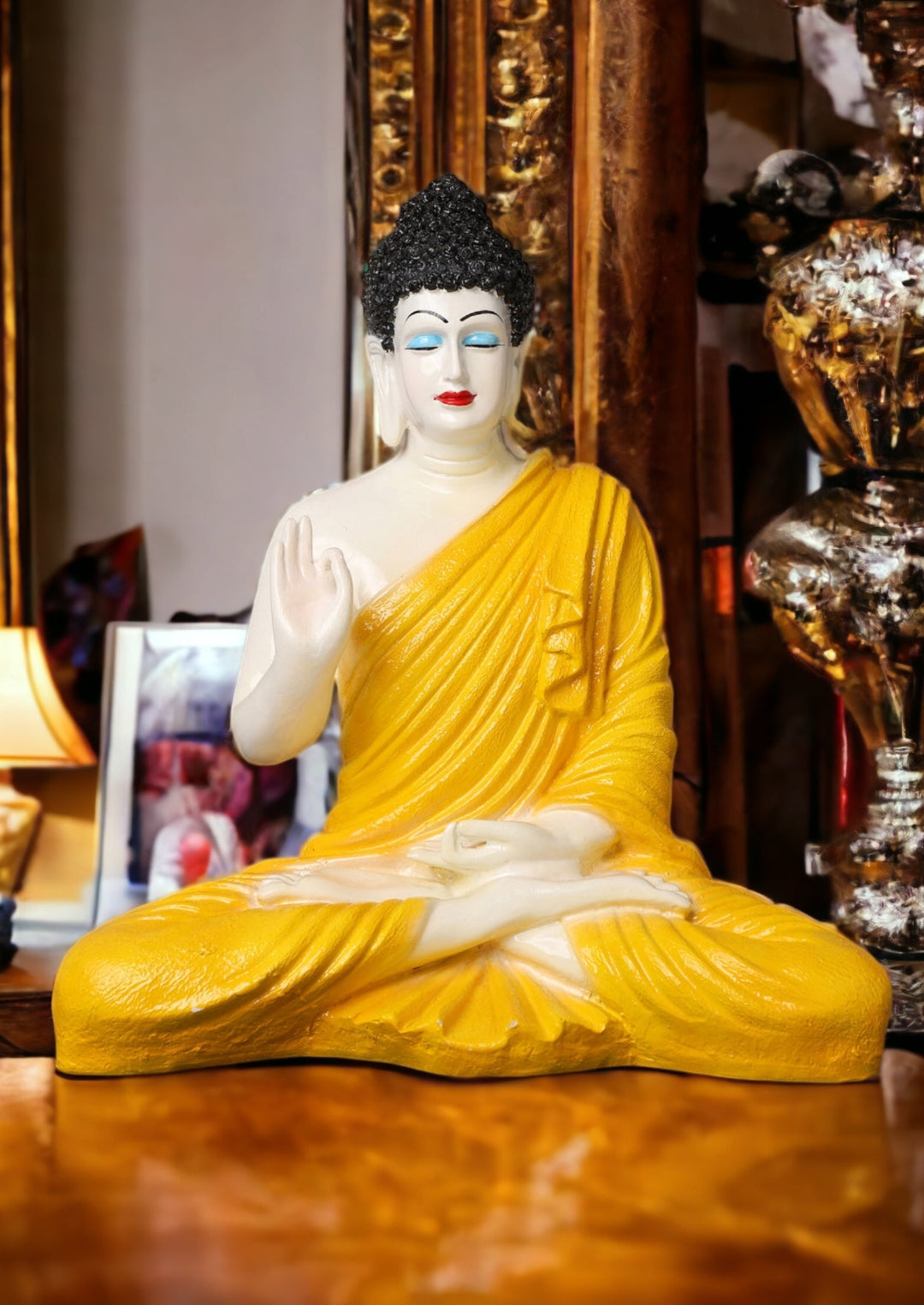 Meditating Buddha Samadhi Sculpture | 2 Feet Tall