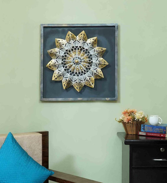 Star Flower Panel Wall Hanging 3D Decor