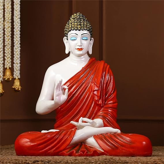 Meditating Buddha Samadhi Sculpture | 2 Feet Tall