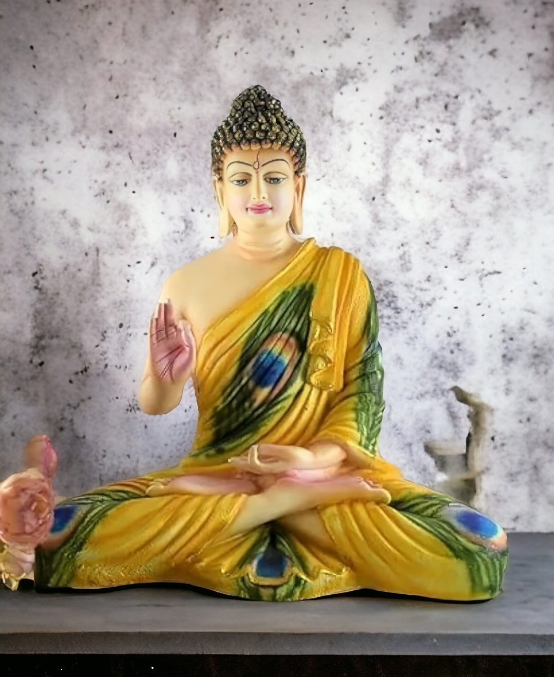 Meditating Buddha Samadhi Sculpture | 2 Feet Tall