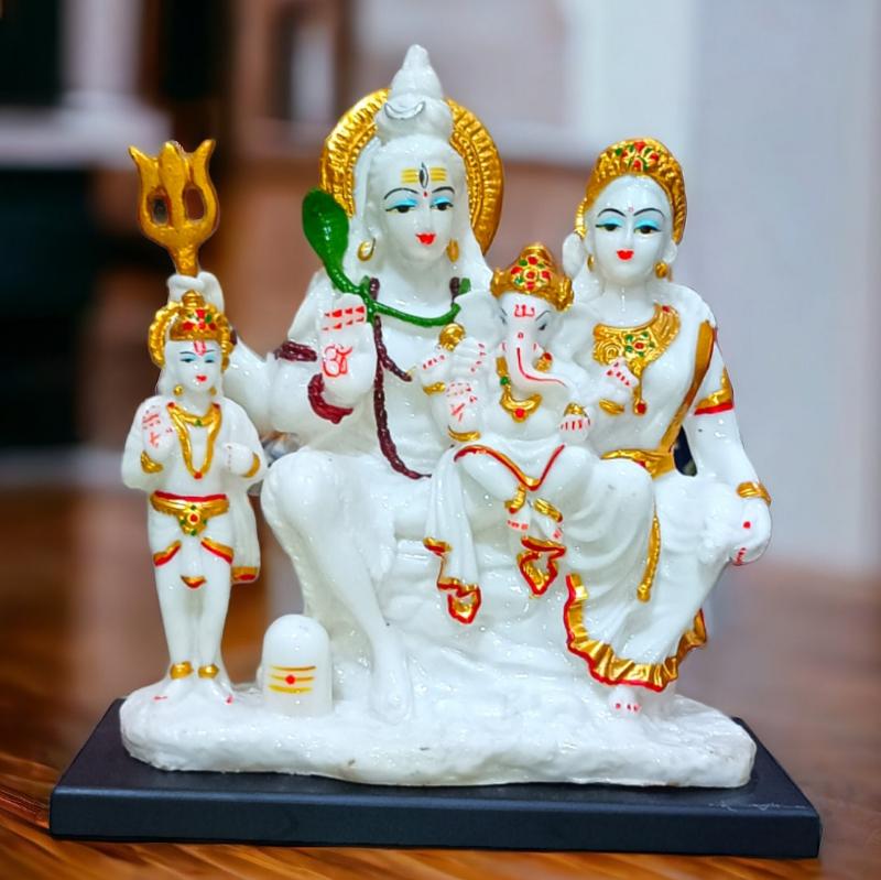 Shiv Parivar Marble Idols