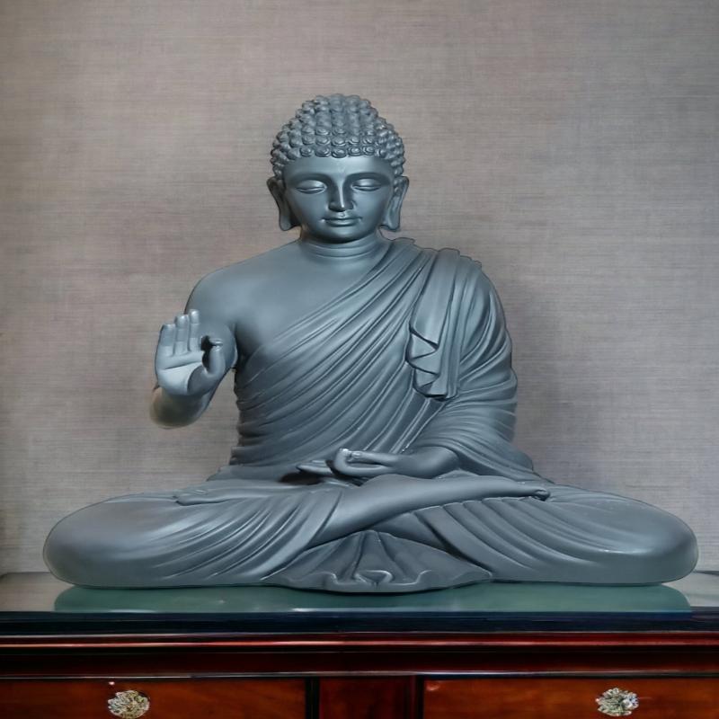 Meditating Buddha Samadhi Sculpture | 2 Feet Tall