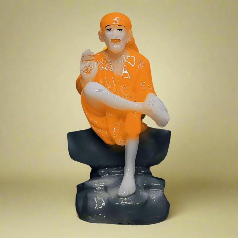 Shirdi Sai Murti for Pooja Room Home Temple Idol - Marble