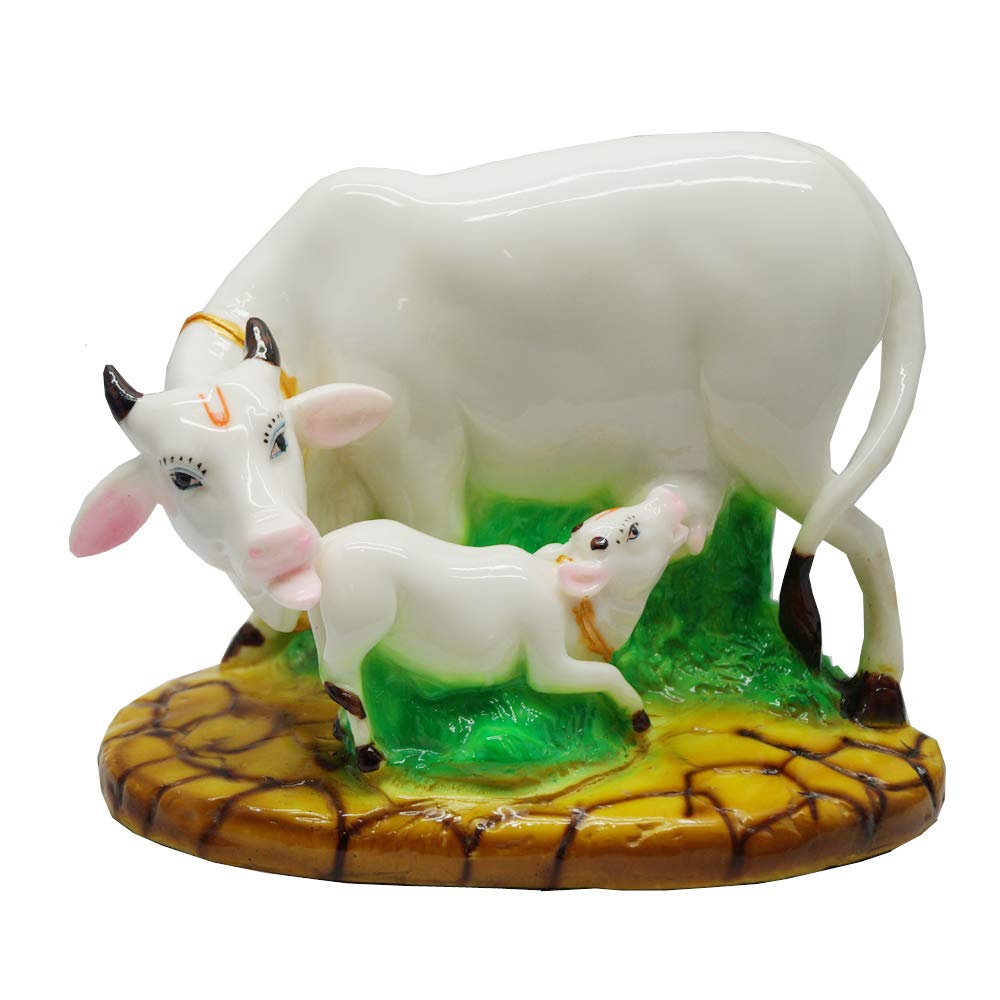 Kamdhenu Cow and Calf Statue