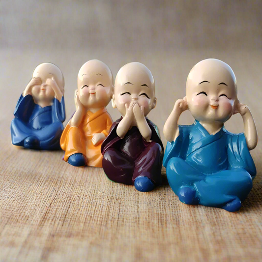 Baby Buddha Monks Statue