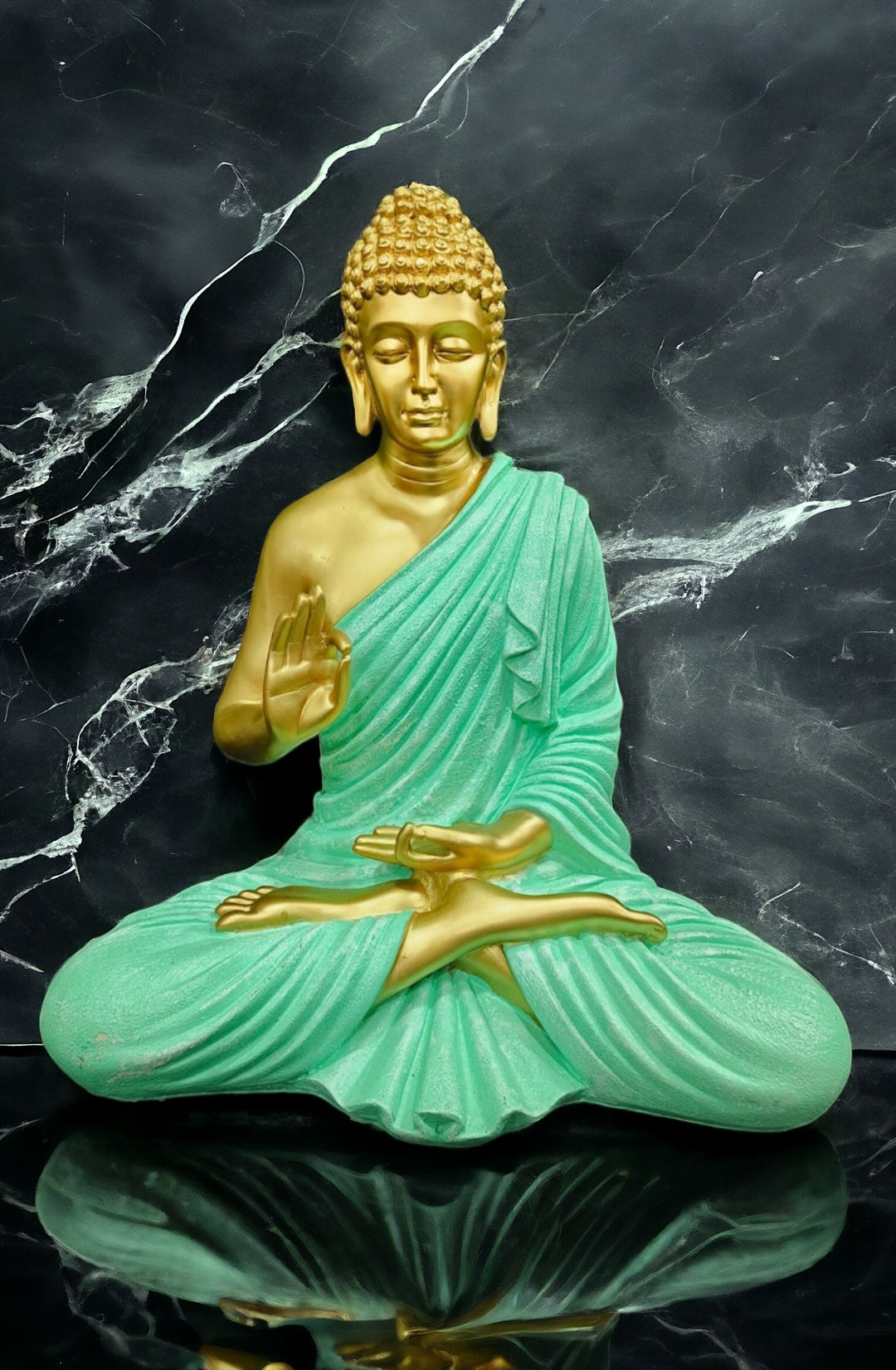 Meditating Buddha Samadhi Sculpture | 2 Feet Tall