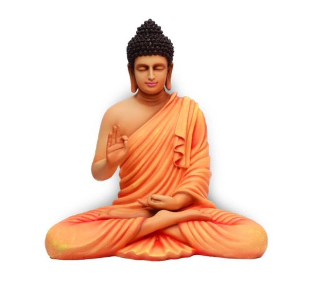 Meditating Buddha Samadhi Sculpture | 2 Feet Tall