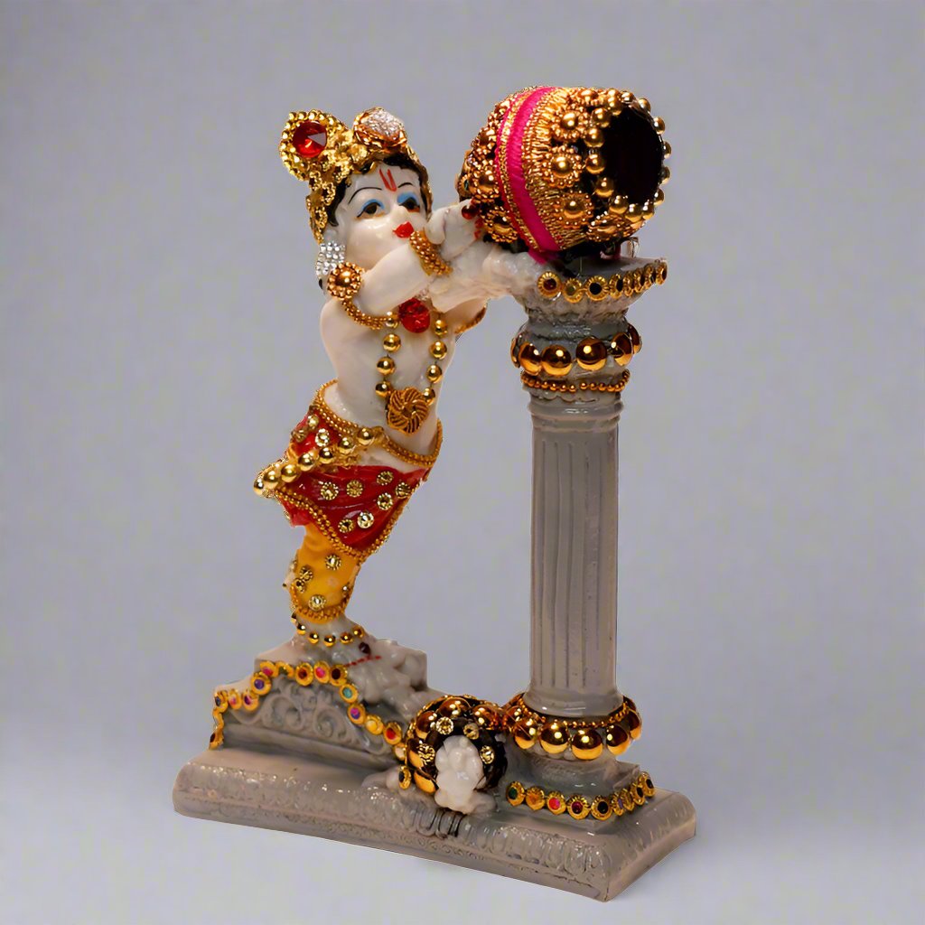 Standing Krishna Makhan Chor Statue