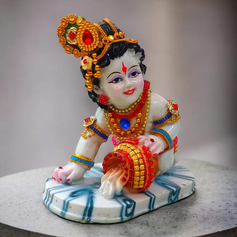 Krishna Makhan Chor Statue