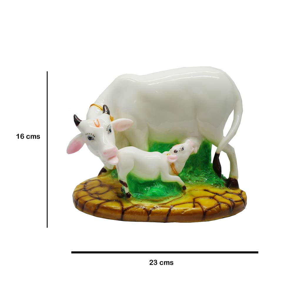 Kamdhenu Cow and Calf Statue