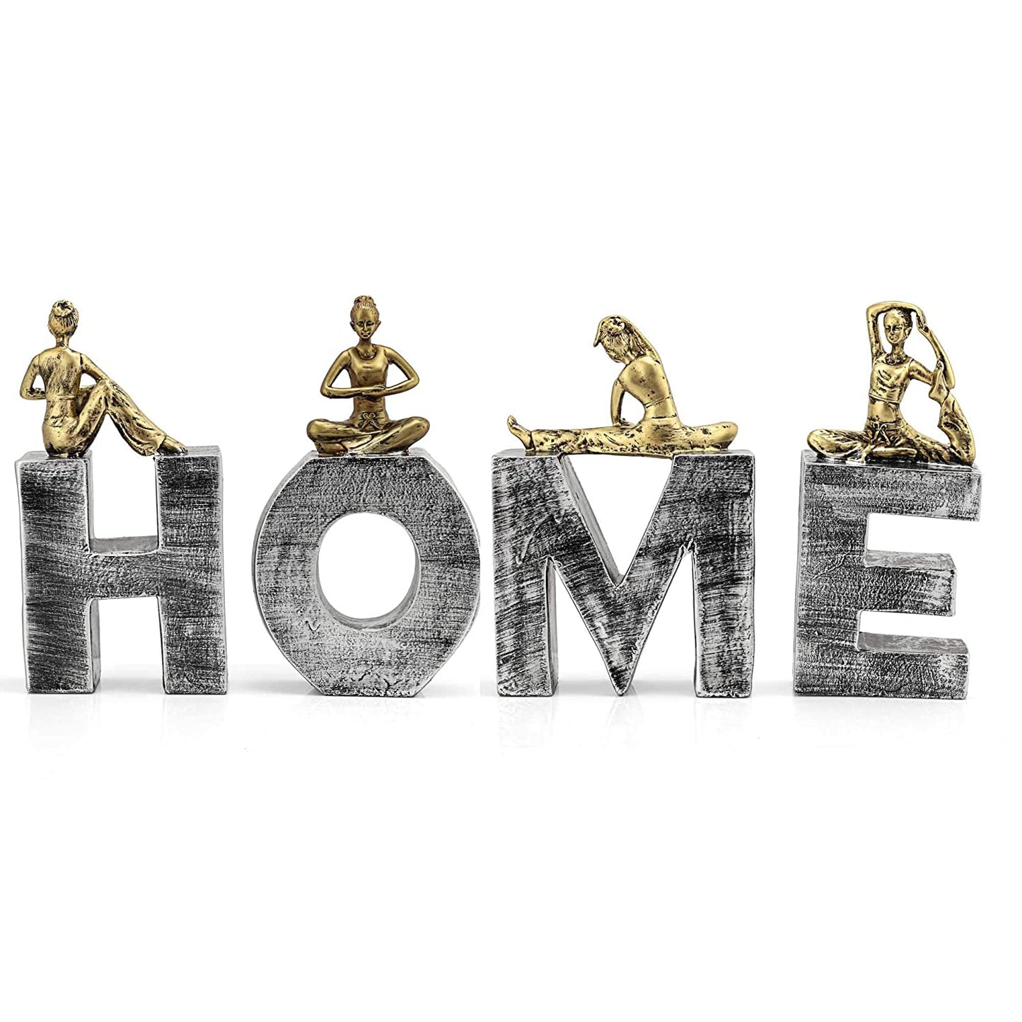 Home Sign Attest with Lady Yoga Posture