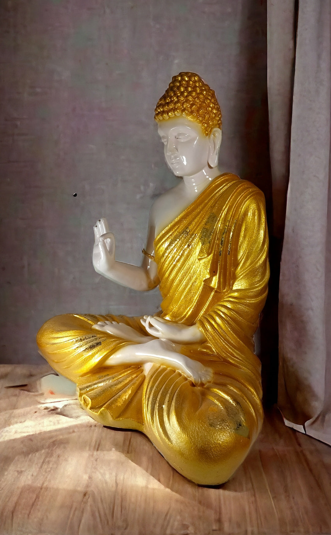 Meditating Buddha Samadhi Sculpture | 2 Feet Tall