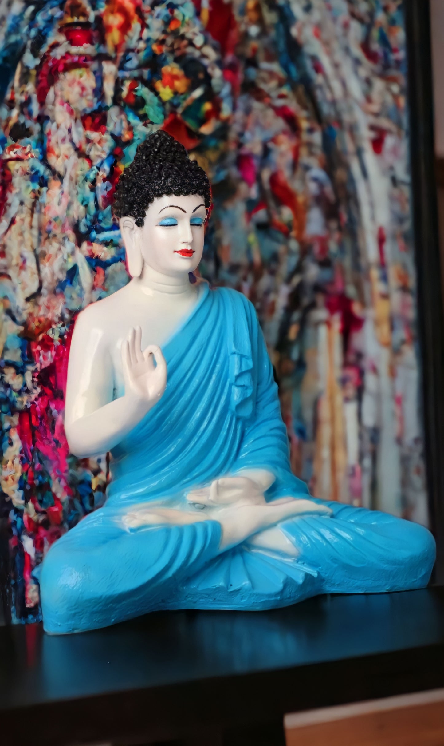 Meditating Buddha Samadhi Sculpture | 2 Feet Tall