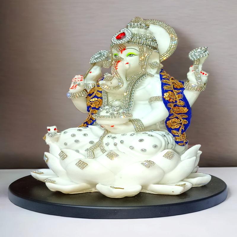 Chowki Ganesh Marble