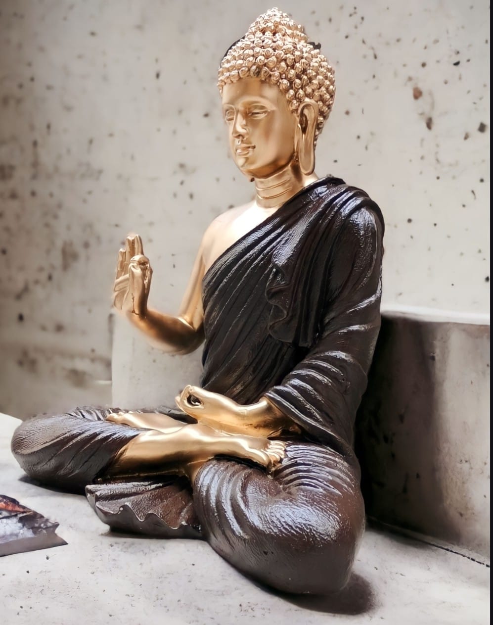 Meditating Buddha Samadhi Sculpture | 2 Feet Tall