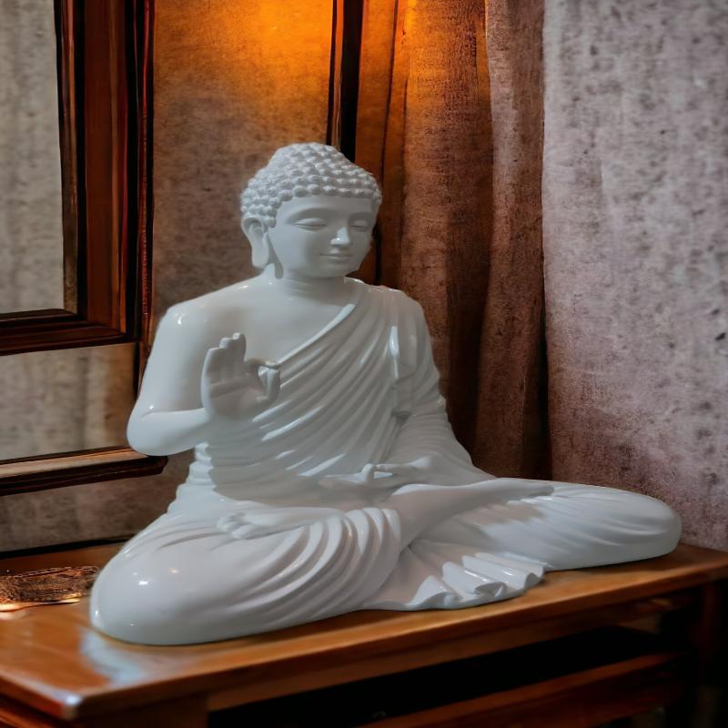 Meditating Buddha Samadhi Sculpture | 2 Feet Tall