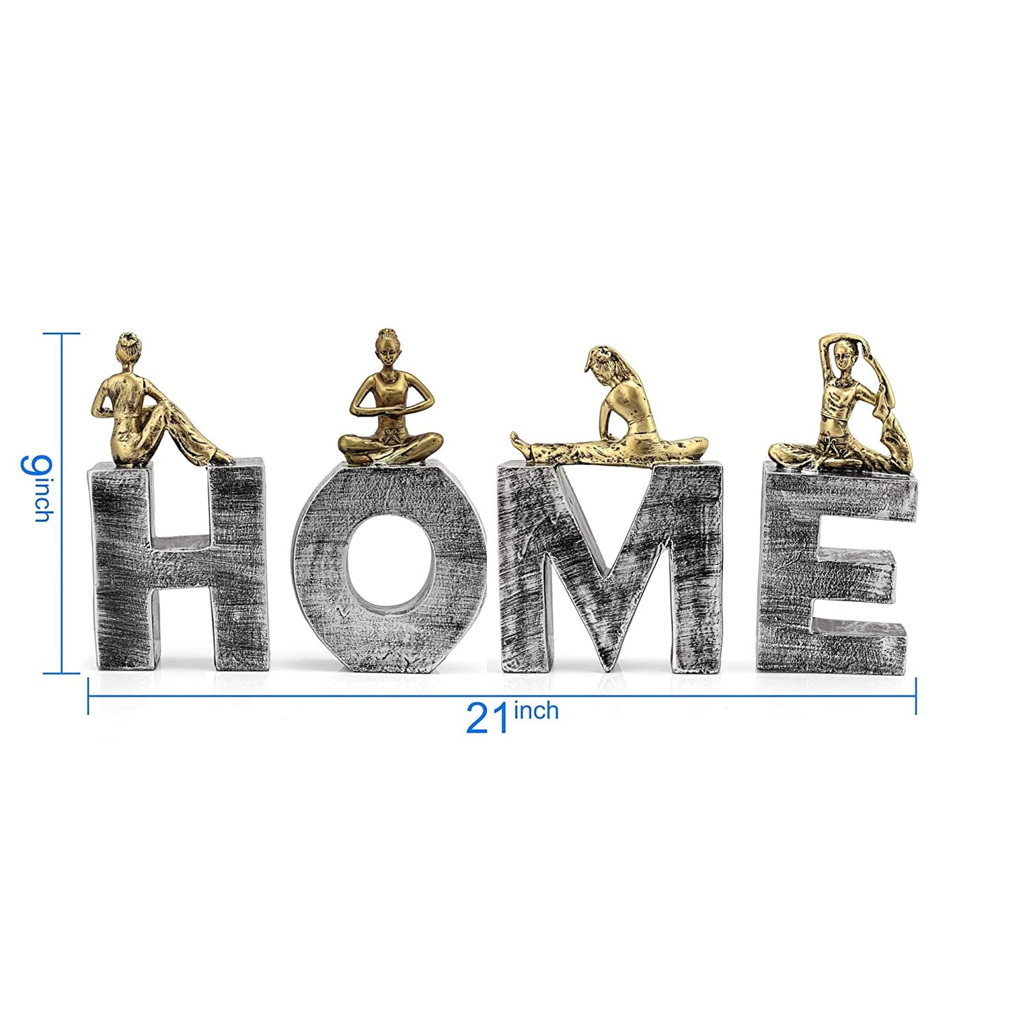 Home Sign Attest with Lady Yoga Posture