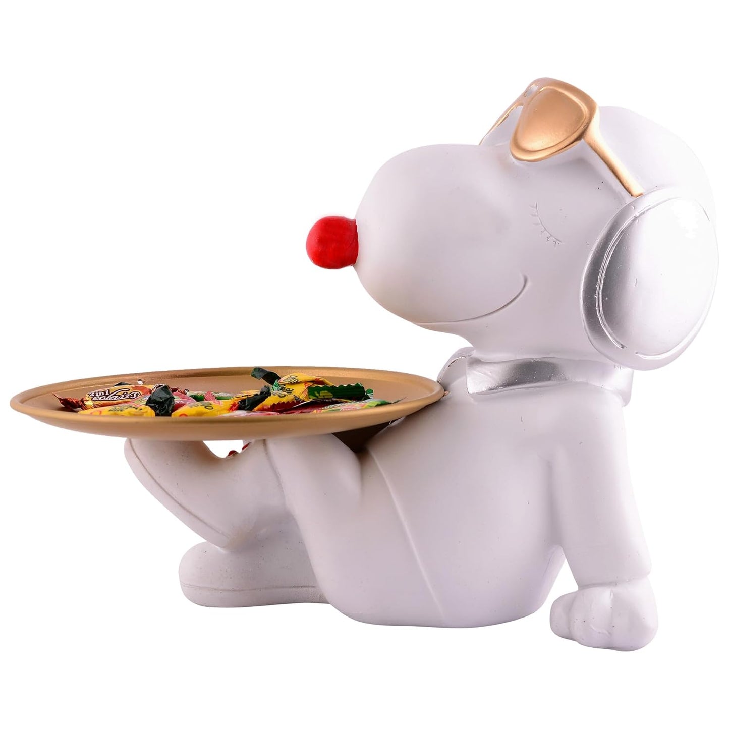 Snoopy Dog Ornaments Snack Storage Holding Tray