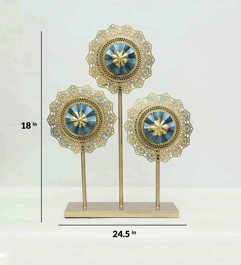 Decorative Circle Design Showpiece 3pcs set