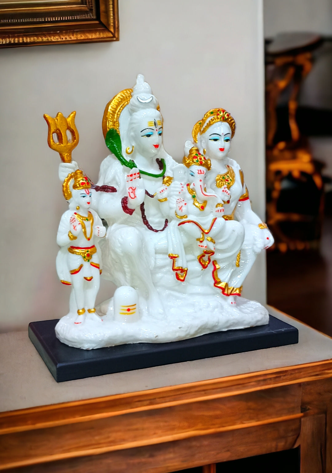 Shiv Parivar Marble Idols