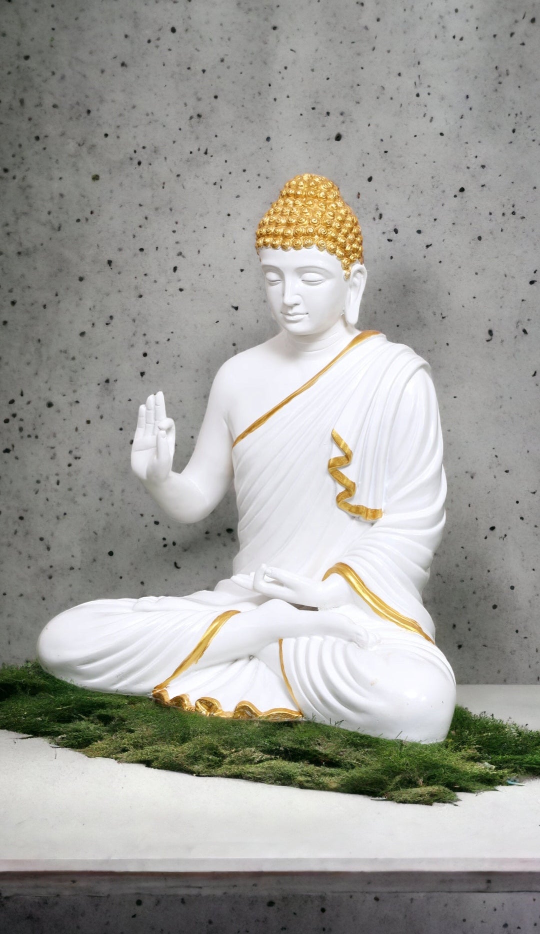 Meditating Buddha Samadhi Sculpture | 2 Feet Tall