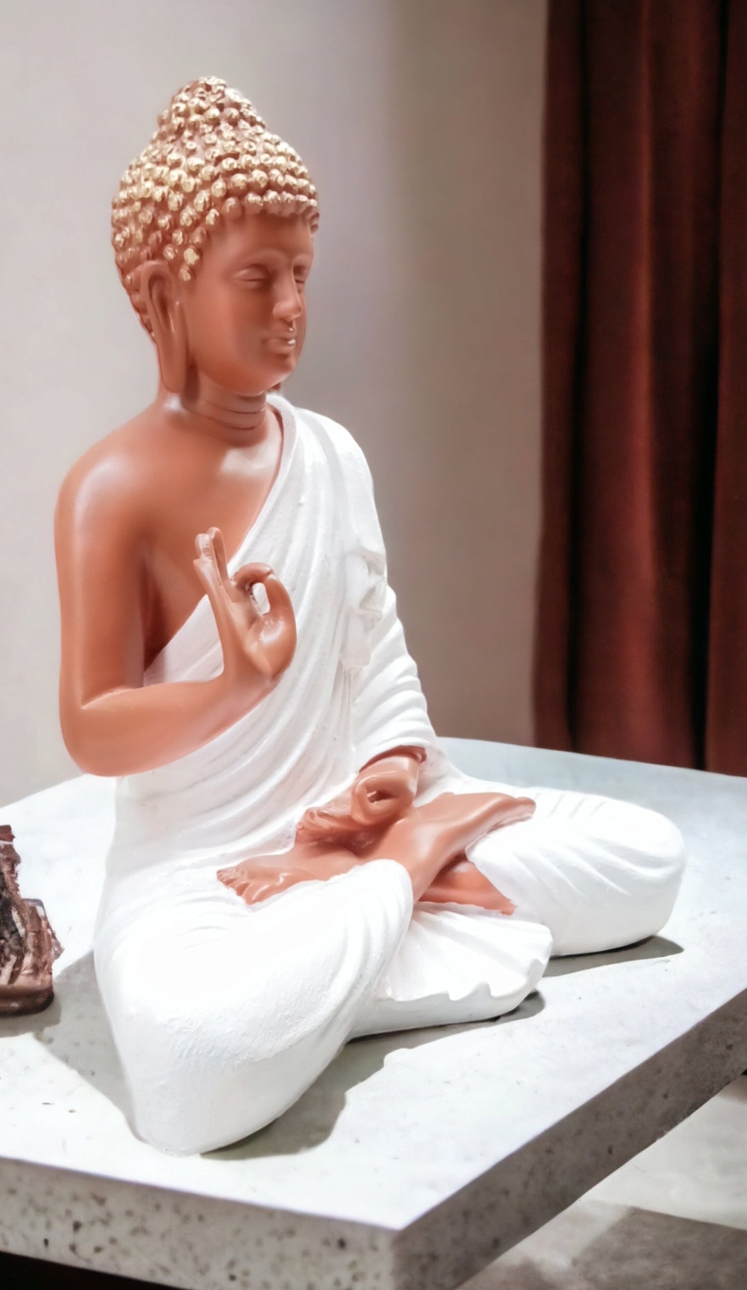 Meditating Buddha Samadhi Sculpture | 2 Feet Tall