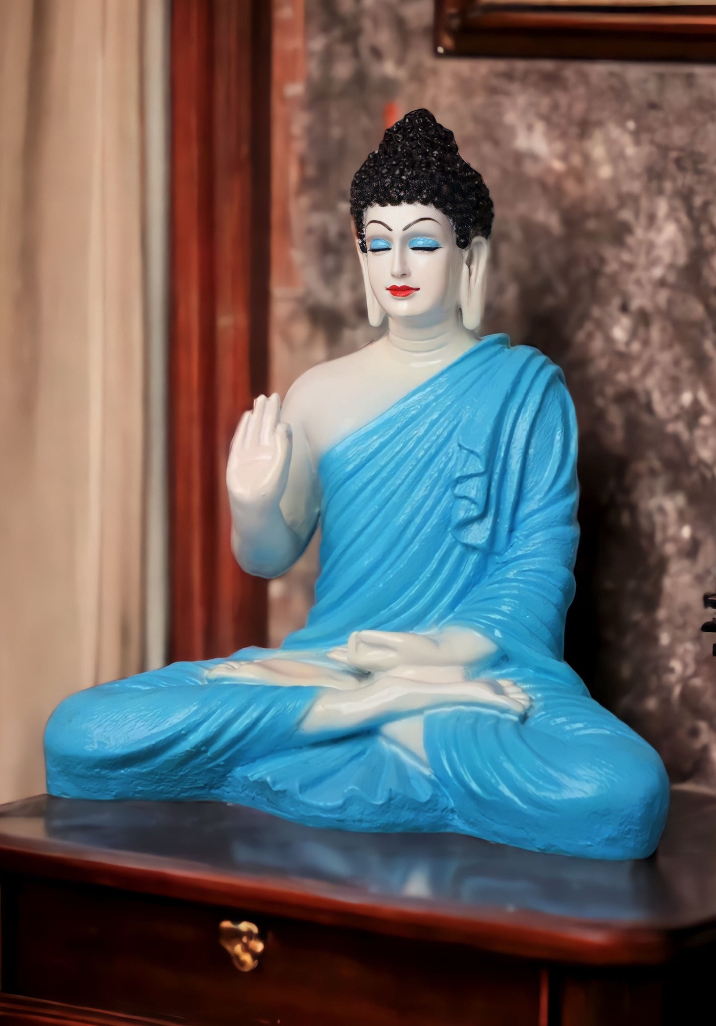 Meditating Buddha Samadhi Sculpture | 2 Feet Tall