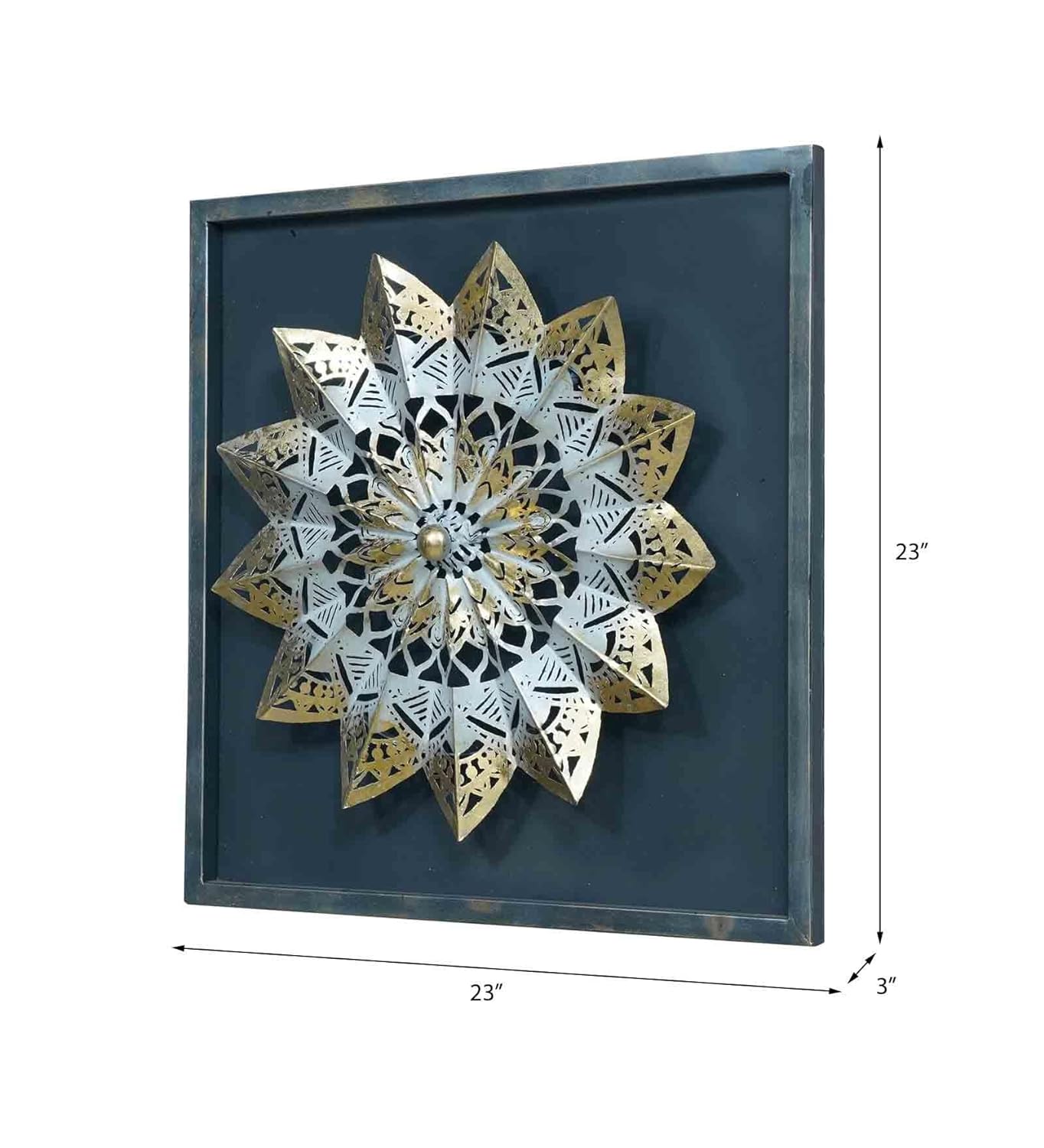 Star Flower Panel Wall Hanging 3D Decor