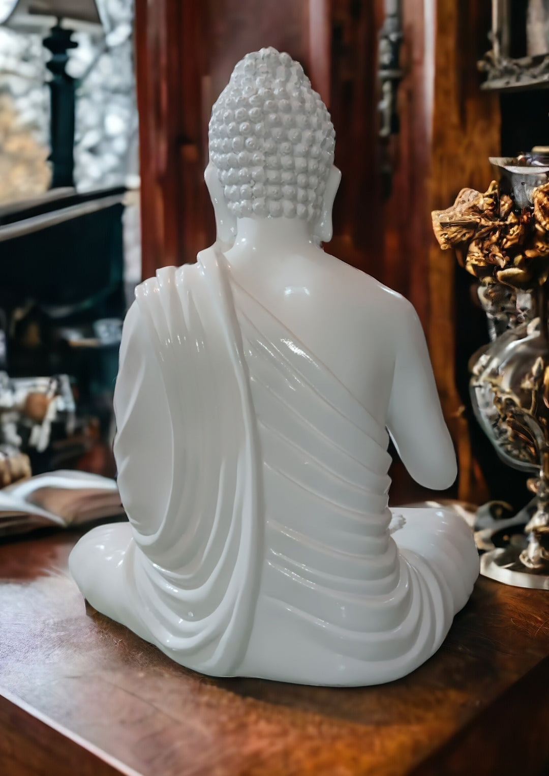 Meditating Buddha Samadhi Sculpture | 2 Feet Tall