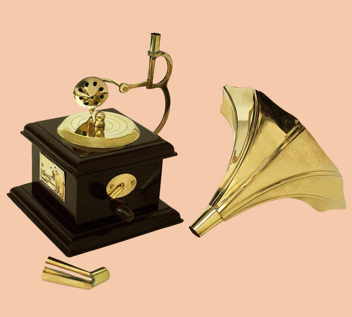 Vintage Dummy Gramophone Golden