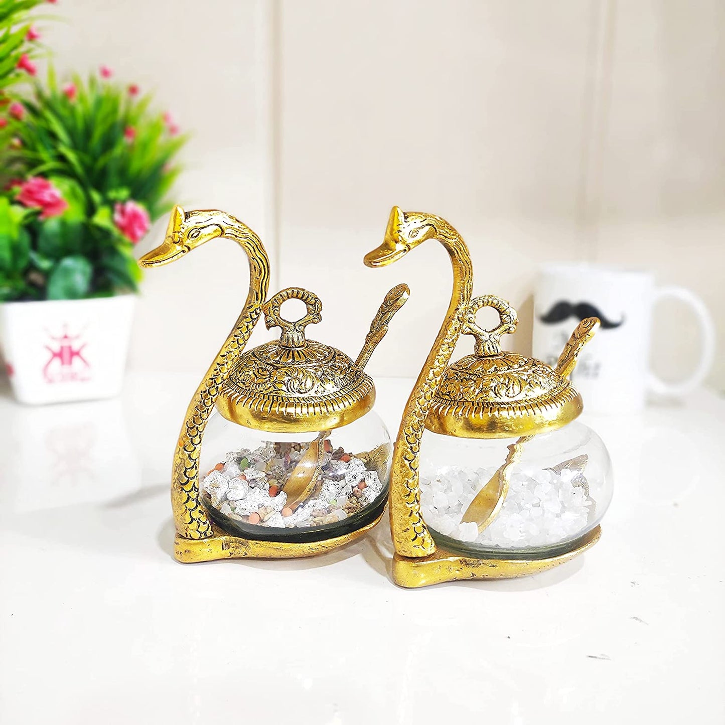 Swan Bowl ( Saunf/ Mishri), Set of 2