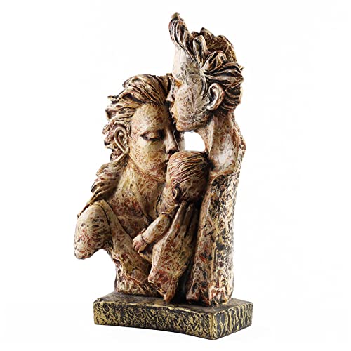 Mother Father Baby Love Statue Family Love Couple Statue