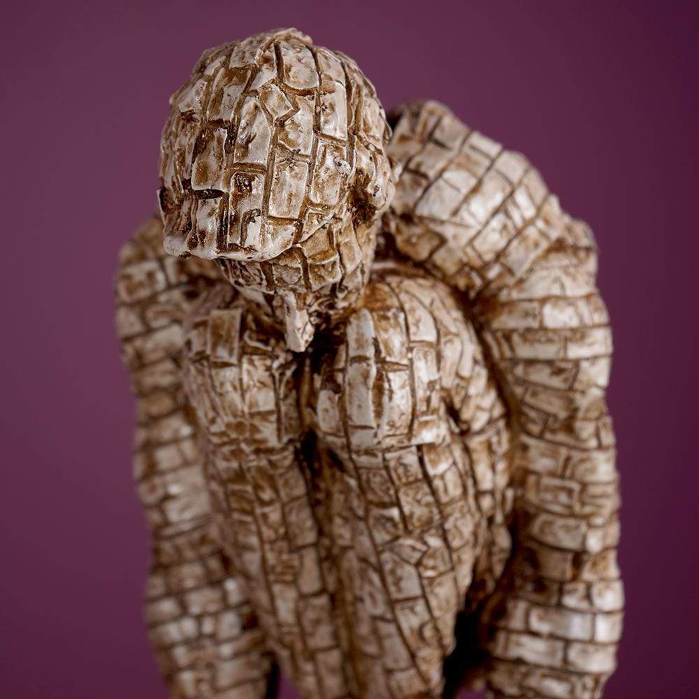 Surreal Bricked Man Showpiece