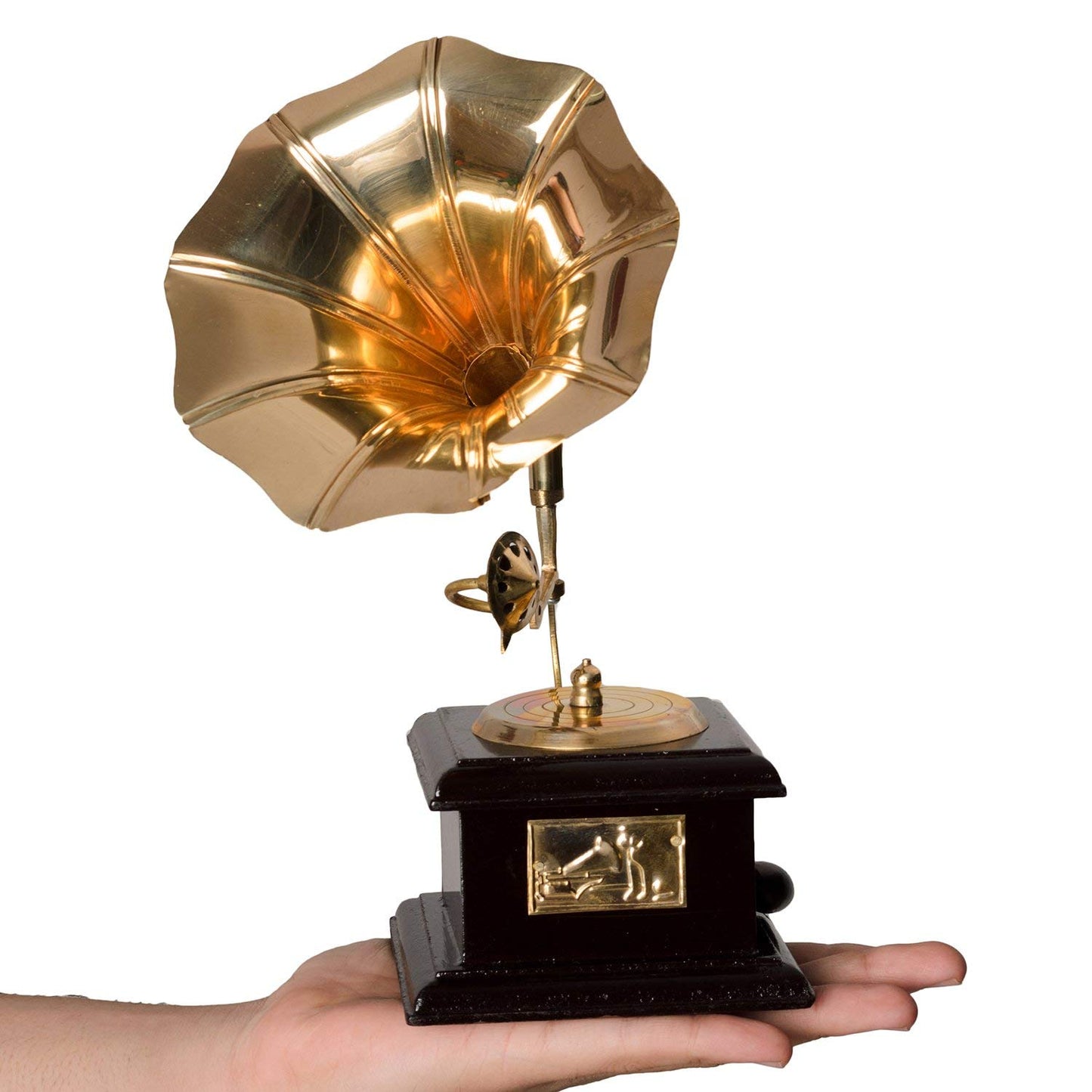 Vintage Dummy Gramophone Golden